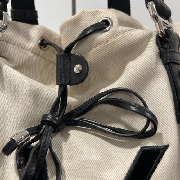 Yves Saint Laurent Canvas Bucket Bag (JB1292) - Picture 3 of 14